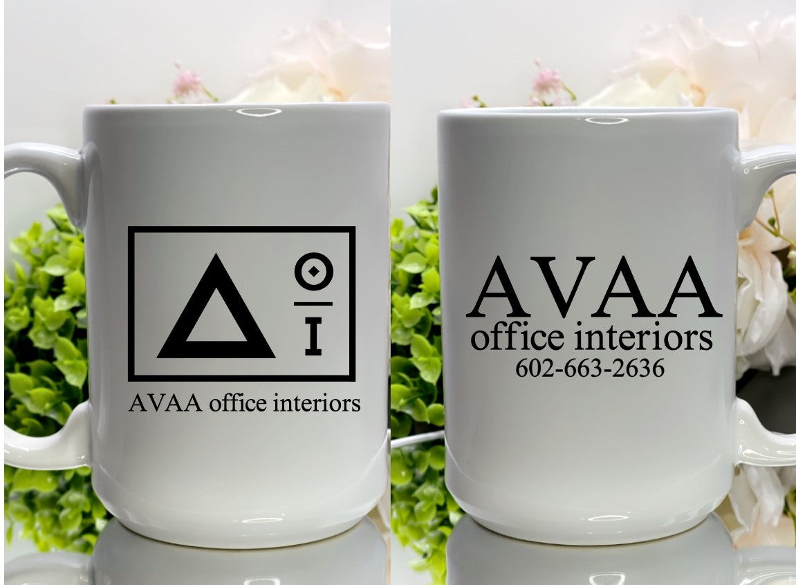 AVAA office interiors - 15oz Ceramic Mug