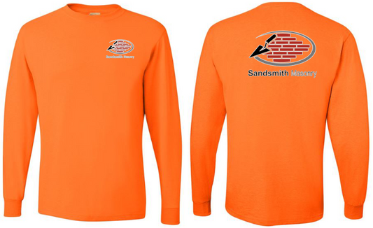Sandsmith Masonry - Long Sleeve TShirt - 50/50 DriPower (Jerzees 29L)