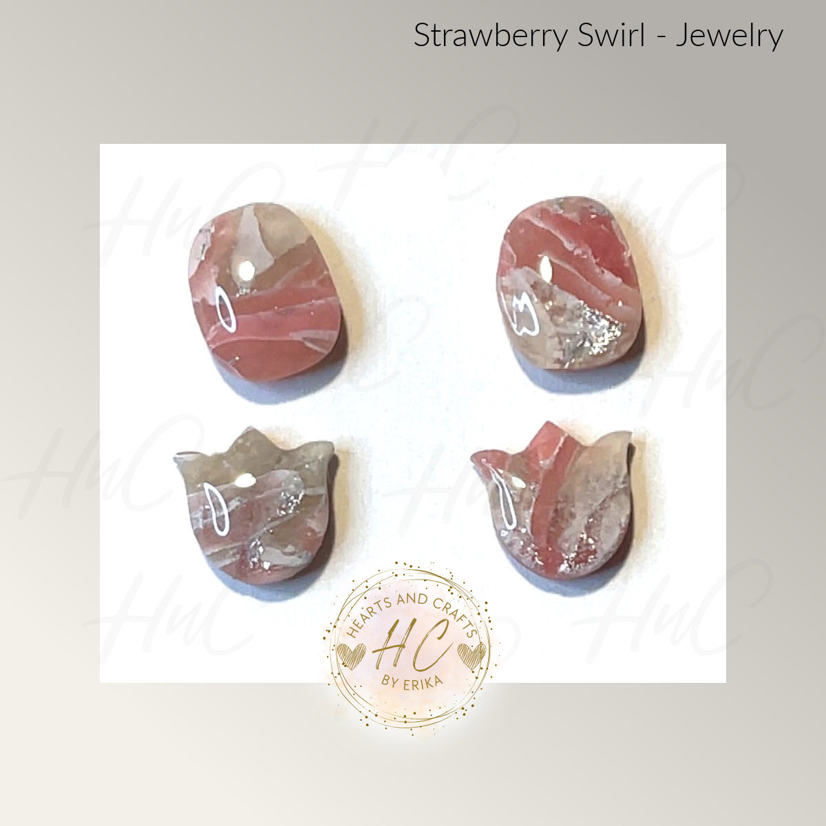 Strawberry Swirl Collection - Stud Set - 2 Pair