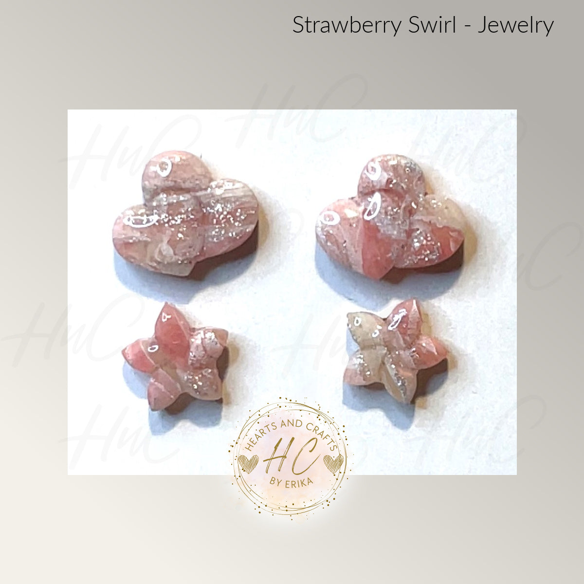 Strawberry Swirl Collection - Stud Set - 2 Pair