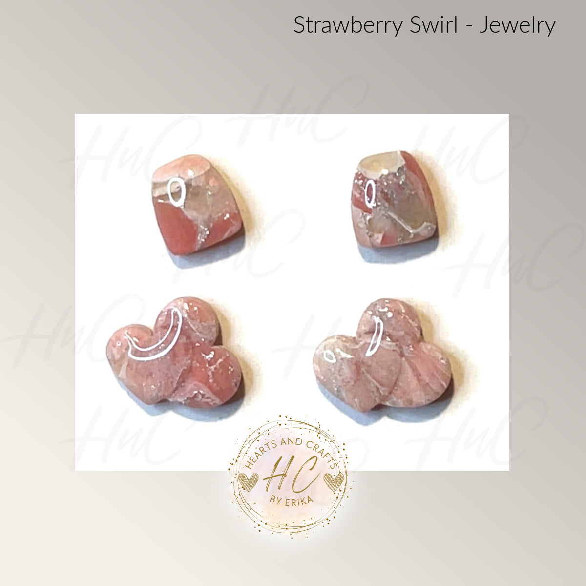 Strawberry Swirl Collection - Stud Set - 2 Pair
