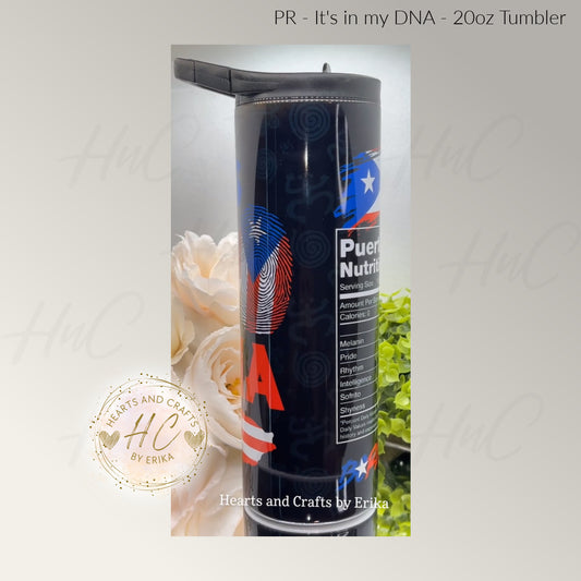 Puerto Rico DNA - 20oz Tumbler (Duo)