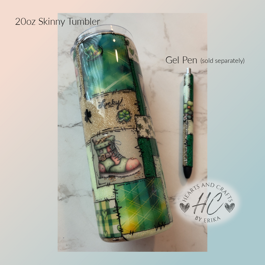 Patchwork - St Pats - 20oz Skinny Tumbler