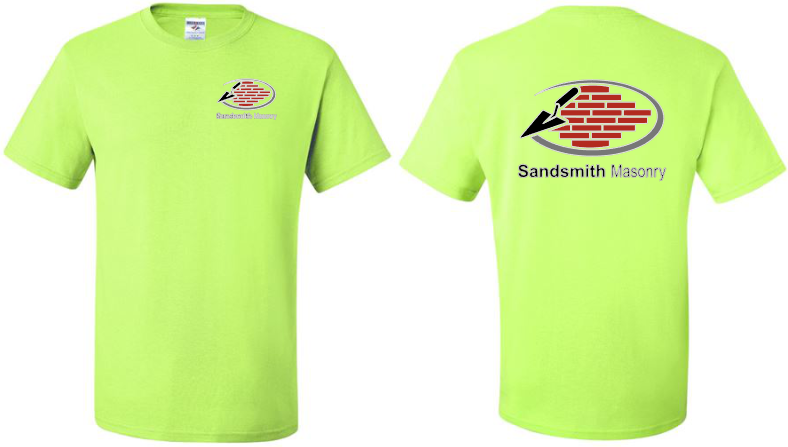 Sandsmith Masonry - Short Sleeve TShirt - 50/50 DriPower (Jerzees 29M)