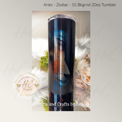 Aries - Color on Stainless Steel - 20oz Tumbler