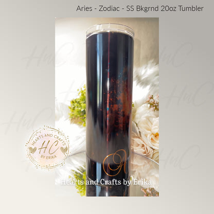 Aries - Color on Stainless Steel - 20oz Tumbler