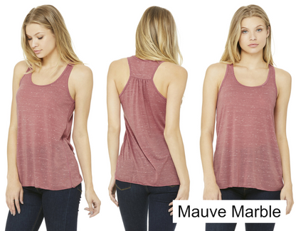 Estrella Trailblazers - Ladies Flowy Racerback Tank - Bella & Canvas (B8800)