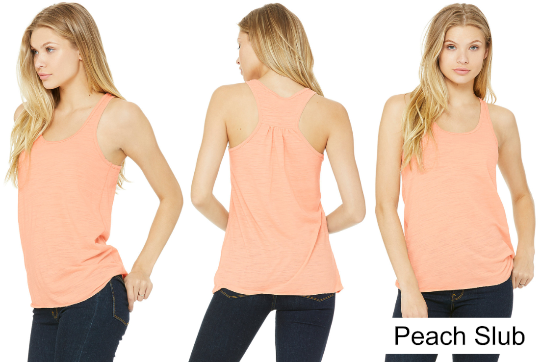 Estrella Trailblazers - Ladies Flowy Racerback Tank - Bella & Canvas (B8800)