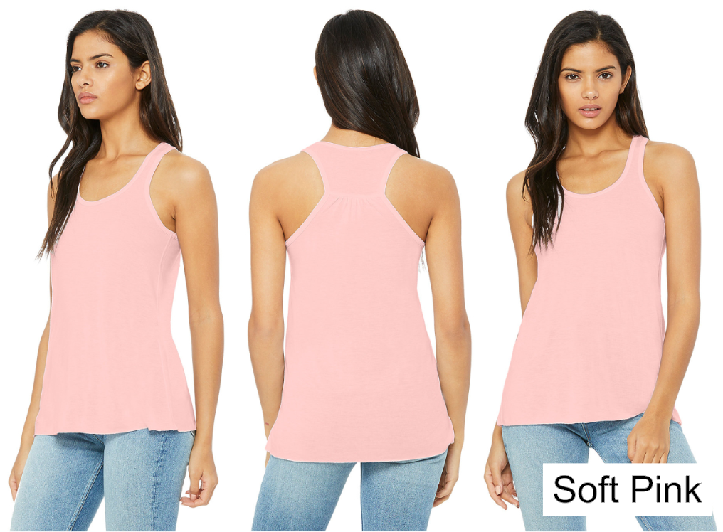 Estrella Trailblazers - Ladies Flowy Racerback Tank - Bella & Canvas (B8800)
