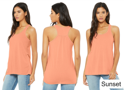 Estrella Trailblazers - Ladies Flowy Racerback Tank - Bella & Canvas (B8800)