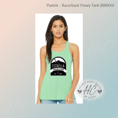 Estrella Trailblazers - Ladies Flowy Racerback Tank - Bella & Canvas (B8800)