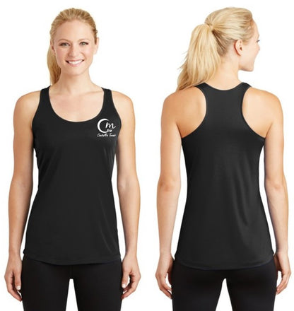 CantaMia - Ladies Racerback Tank - 100 Polyester (SportTek LST356)