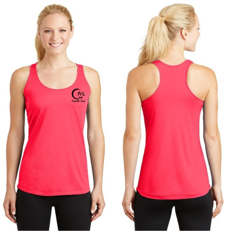 CantaMia - Ladies Racerback Tank - 100 Polyester (SportTek LST356)