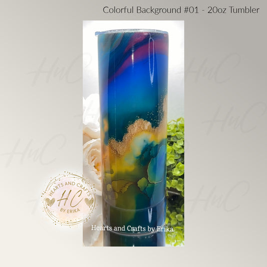 Colorful Background 01 - 20oz Tumbler