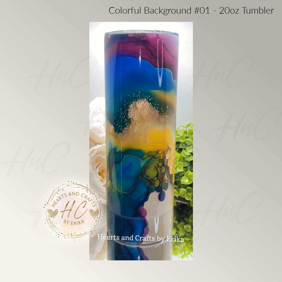 Colorful Background 01 - 20oz Tumbler