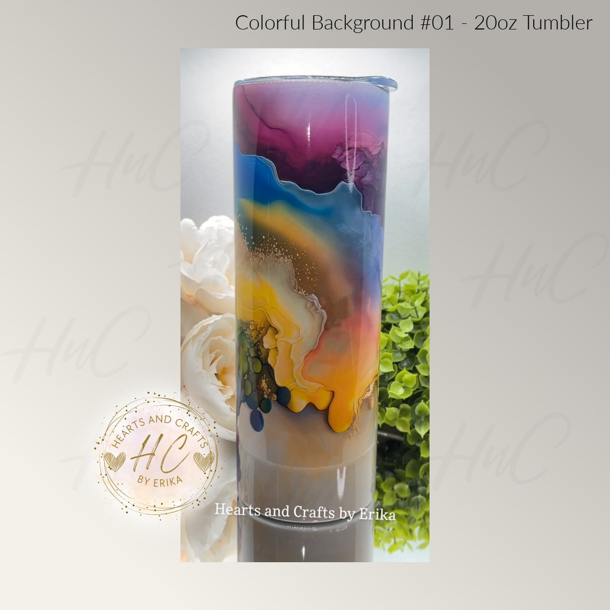 Colorful Background 01 - 20oz Tumbler