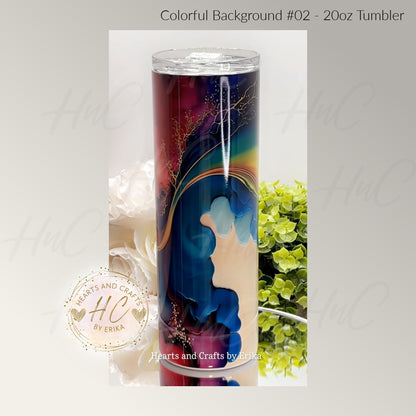 Colorful Background 02 - 20oz Tumbler