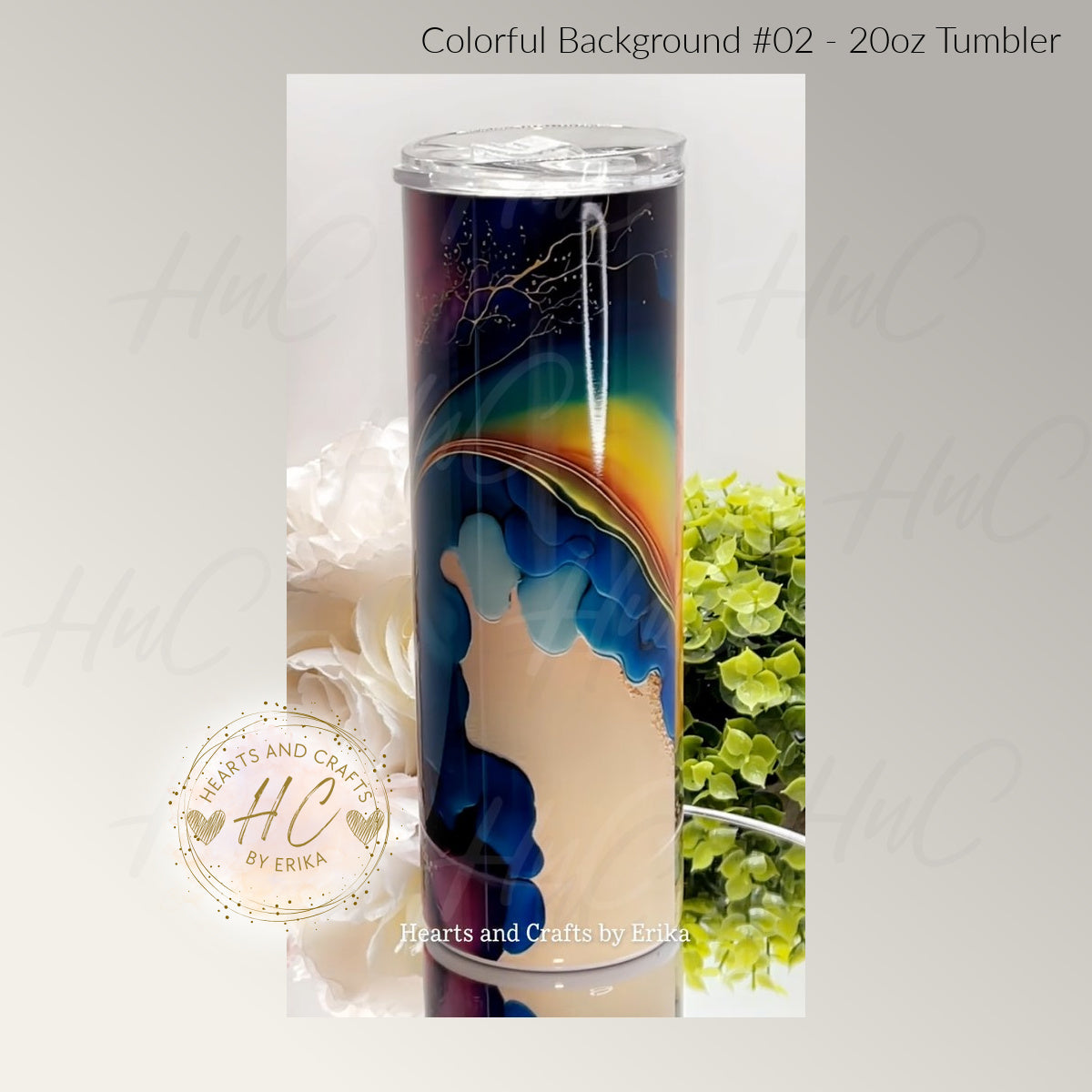 Colorful Background 02 - 20oz Tumbler