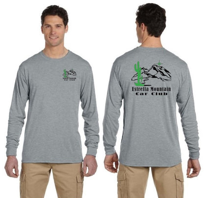 EMCC (w/Approved Sleeve Logo) - Long Sleeve TShirt - 100% Polyester (Jerzees 21ML)