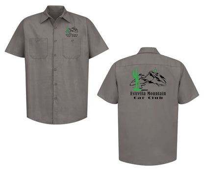 EMCC (w/Approved Sleeve Logo) - Mechanic Shirts - 65/35 Blend (RedKap)