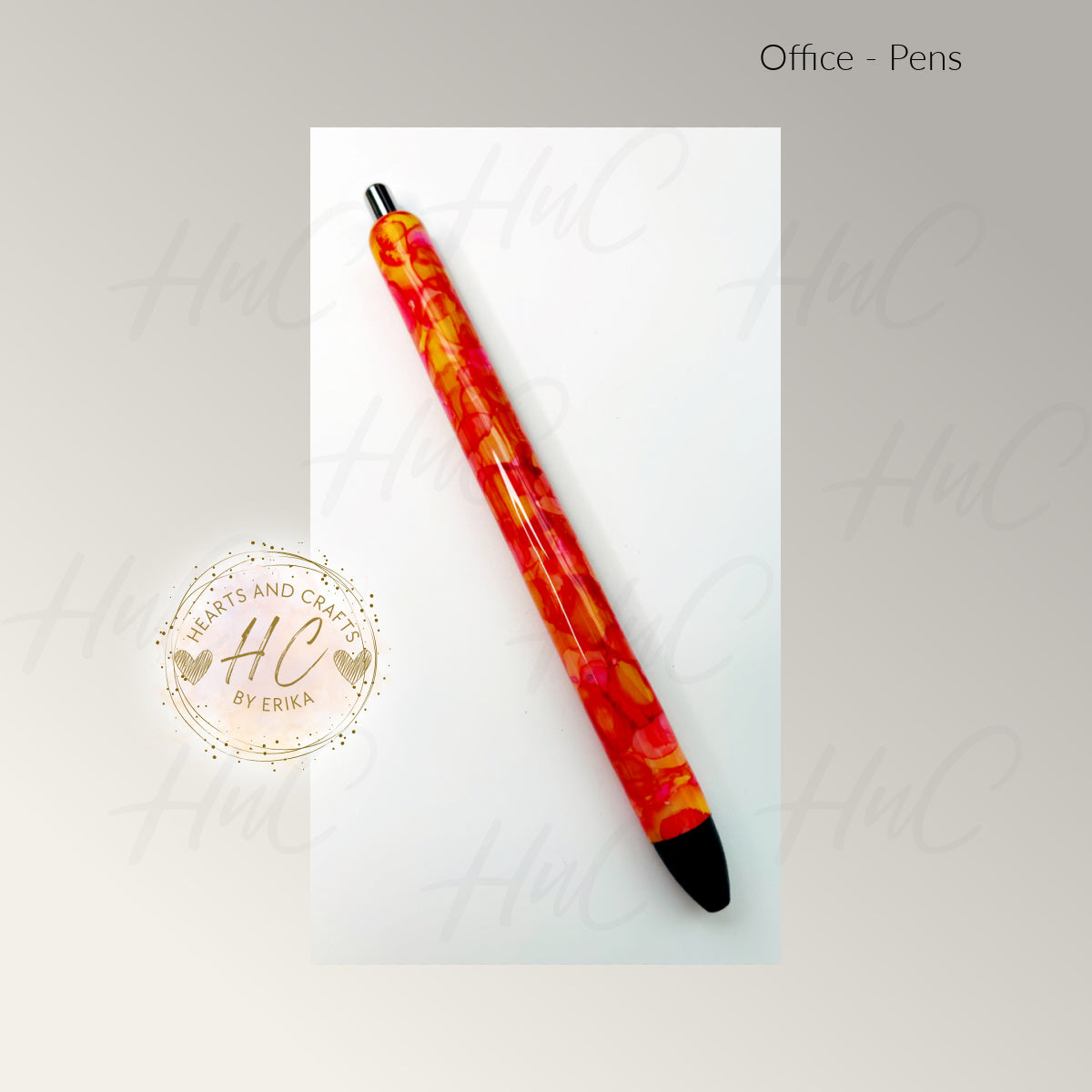 Alcohol Inks - Pink, Yellow & Orange (PYO) - Paper Mate Inkjoy Gel Pen