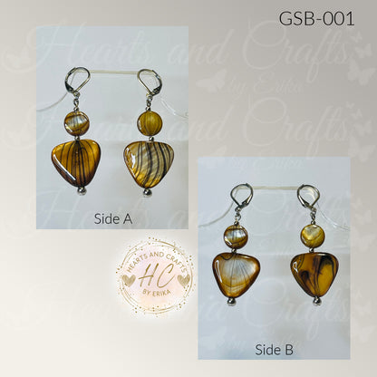 Gem Stone Beads Collection - Topaz Leverback Dangle