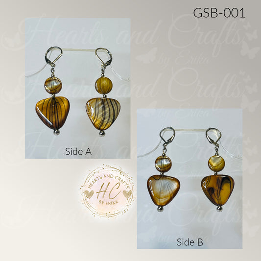 Gem Stone Beads Collection - Topaz Leverback Dangle