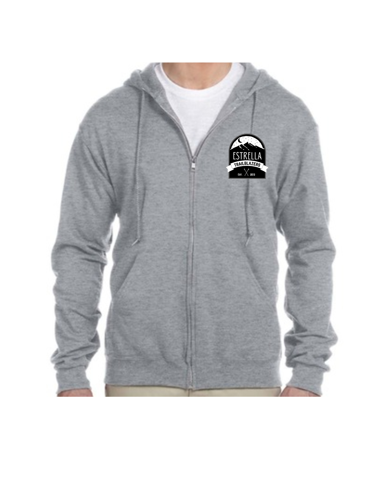 Estrella Trailblazers - Full-Zip Hooded Sweatshirt - NuBlend (Jerzees 993)