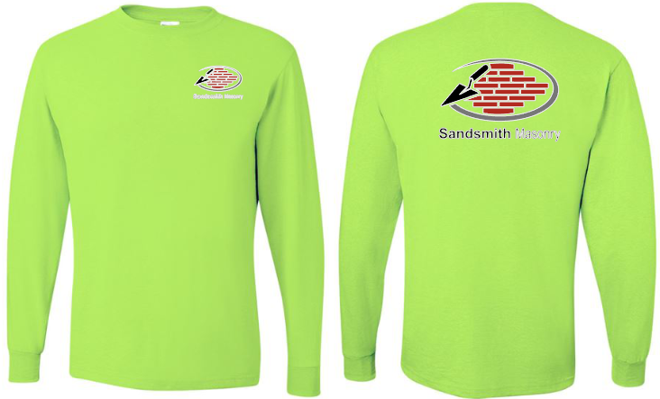 Sandsmith Masonry - Long Sleeve TShirt - 50/50 DriPower (Jerzees 29L)