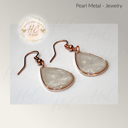 Pearl Collection - Medium Drop Hook Dangle (White)