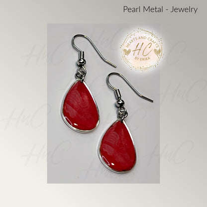 Pearl Collection - Medium Drop Hook Dangle (Pink)