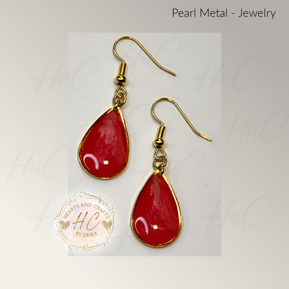 Pearl Collection - Medium Drop Hook Dangle (Pink)