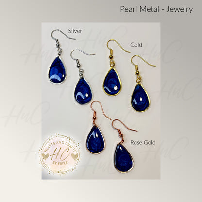 Pearl Collection - Medium Drop Hook Dangle (RoyBlue)