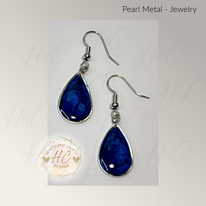 Pearl Collection - Medium Drop Hook Dangle (RoyBlue)