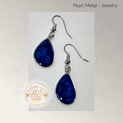 Pearl Collection - Medium Drop Hook Dangle (RoyBlue)