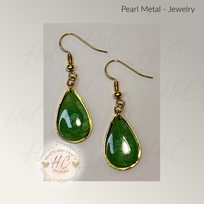 Pearl Collection - Medium Drop Hook Dangle (Lime Green)