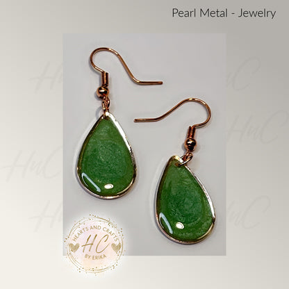 Pearl Collection - Medium Drop Hook Dangle (Lime Green)