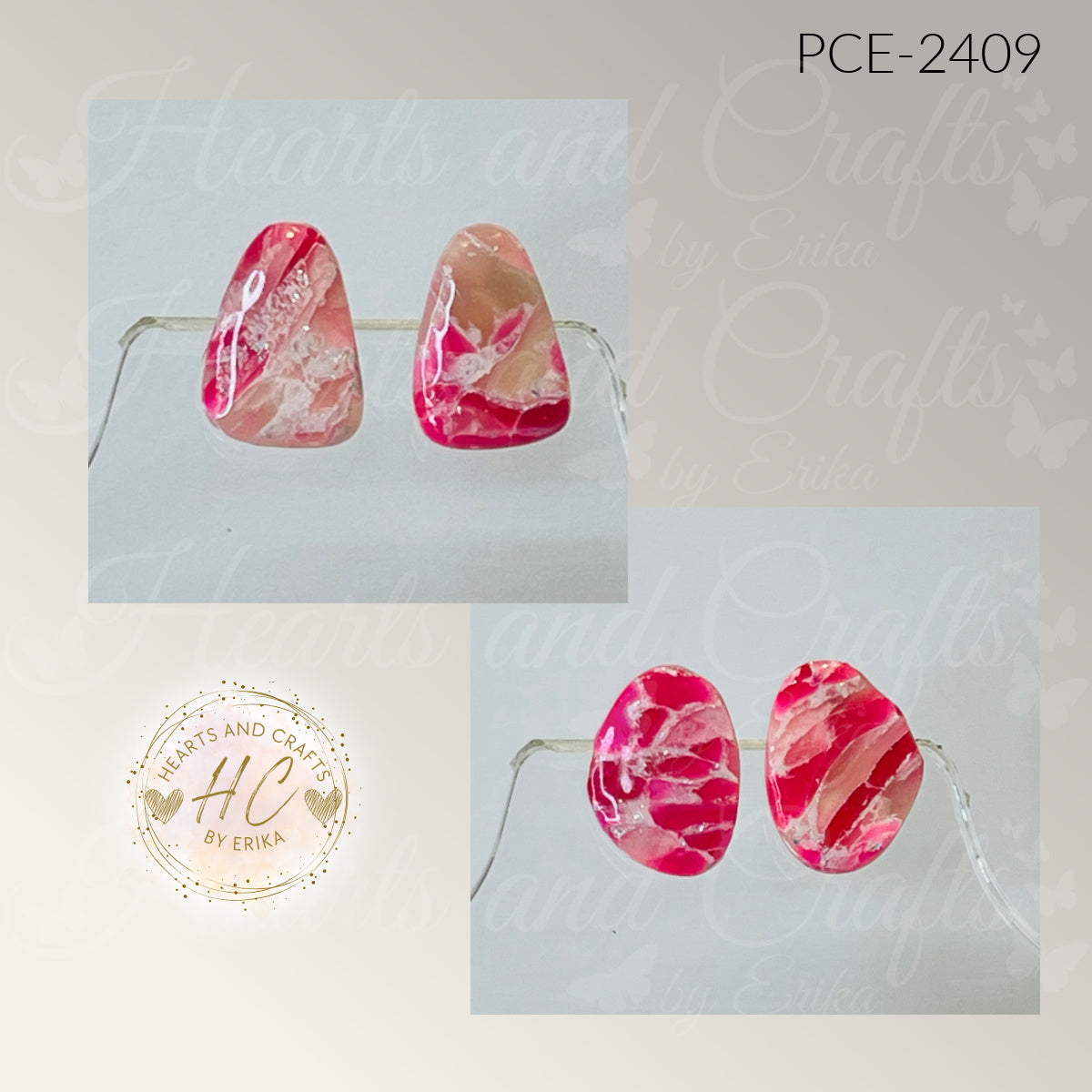 Magenta Collection - Post Stud Set - 2 Pair (PCE-2409)