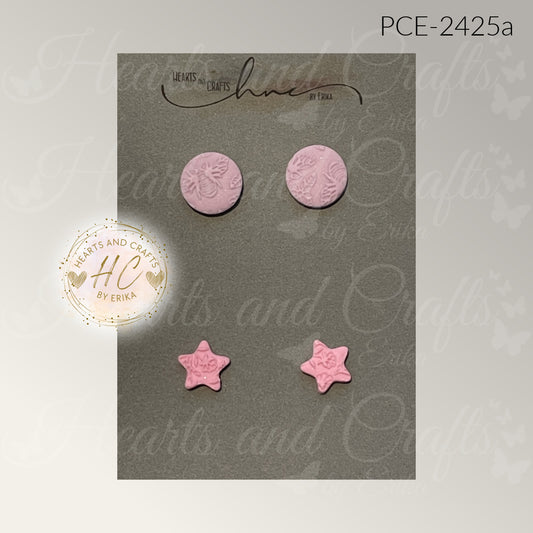 Pastel Collection (Matte) - Post Studs Set - 2 Pair (PCE-2425)