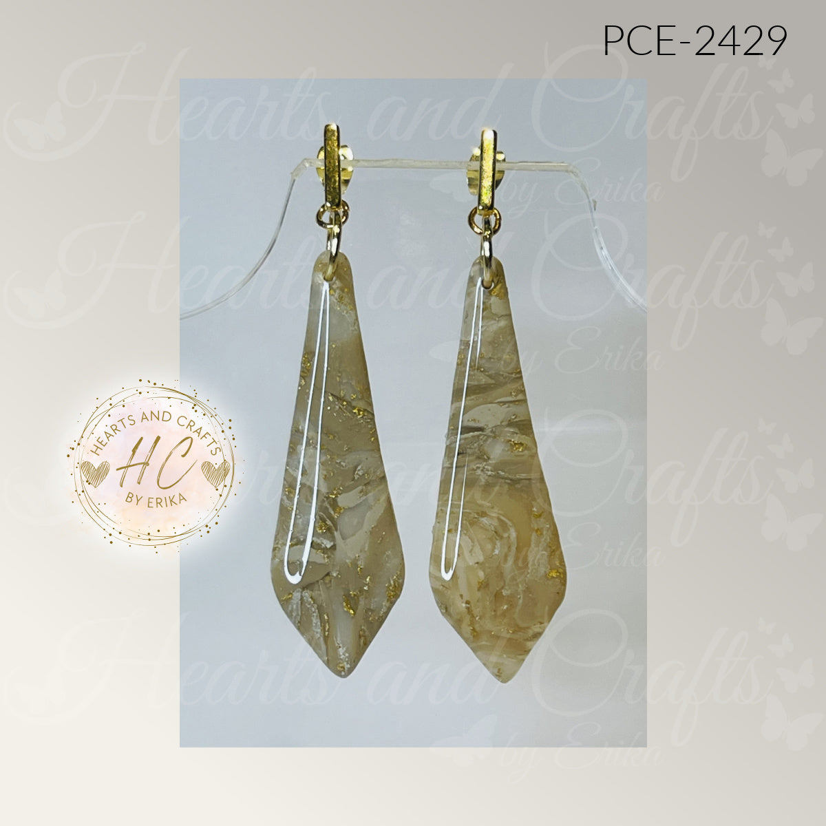 Champagne Collection - Post Dangle - Large