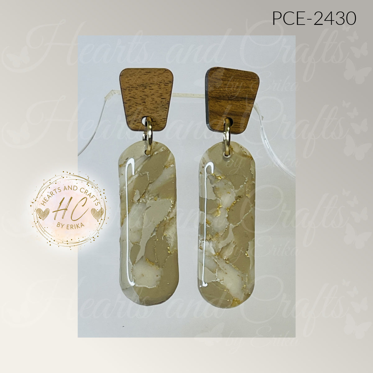 Champagne Collection - Post Dangle - Medium