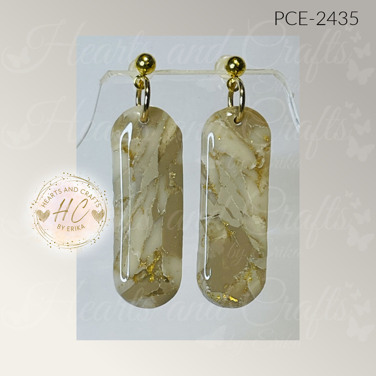 Champagne Collection - Post Dangle - Medium