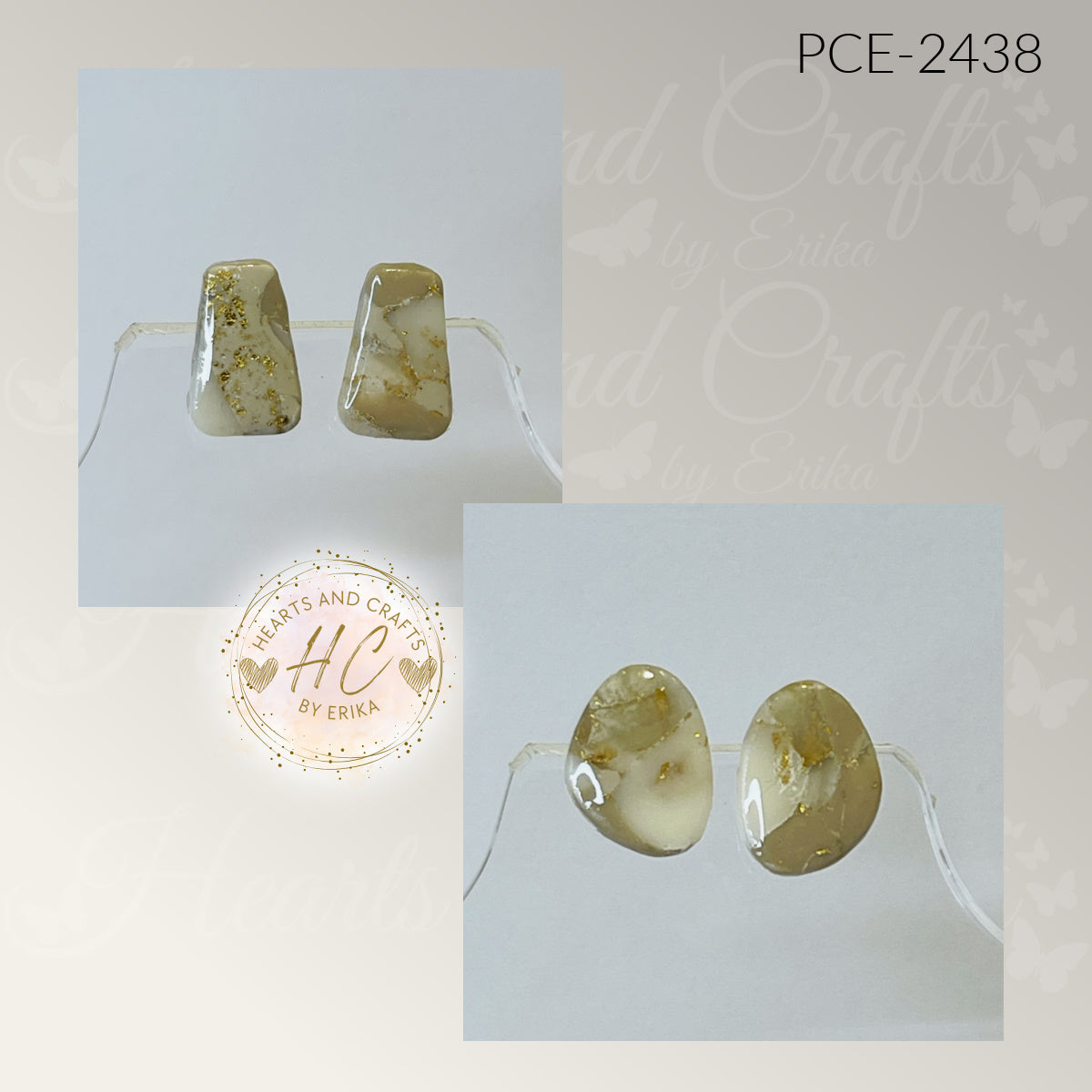 Champagne Collection - Post Stud Set - 2 Pair