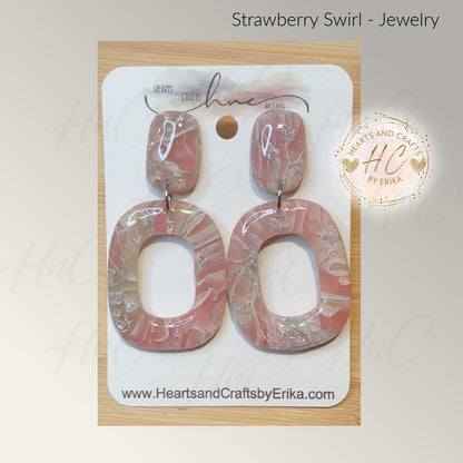 Strawberry Swirl Collection - Post Dangle