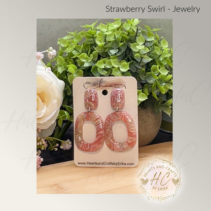 Strawberry Swirl Collection - Post Dangle