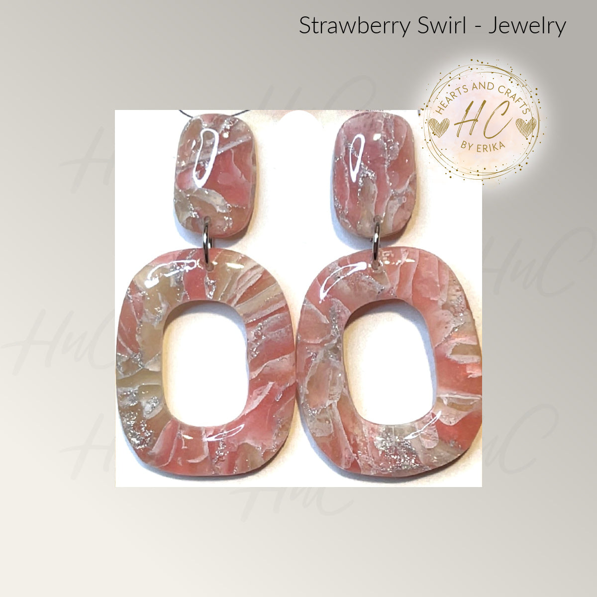 Strawberry Swirl Collection - Post Dangle