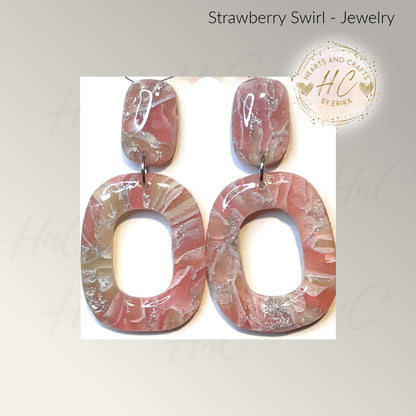 Strawberry Swirl Collection - Post Dangle