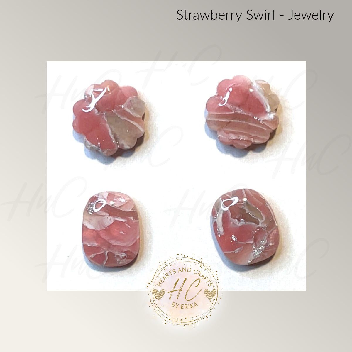 Strawberry Swirl Collection - Stud Set - 2 Pair