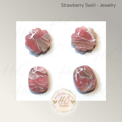 Strawberry Swirl Collection - Stud Set - 2 Pair
