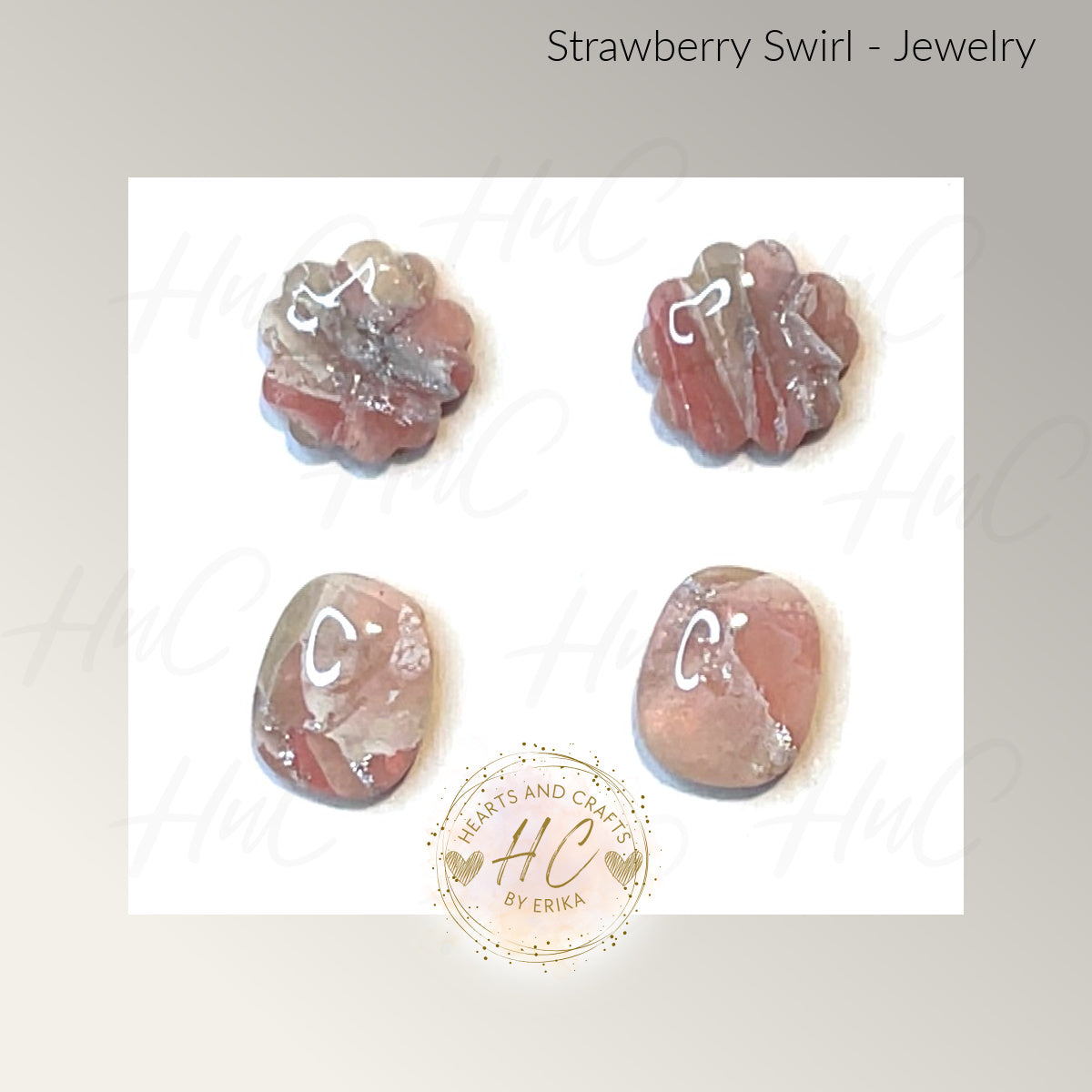 Strawberry Swirl Collection - Stud Set - 2 Pair